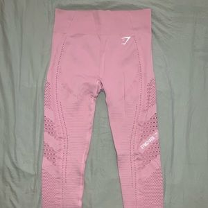 Pink Gymshark Seamless Leggings